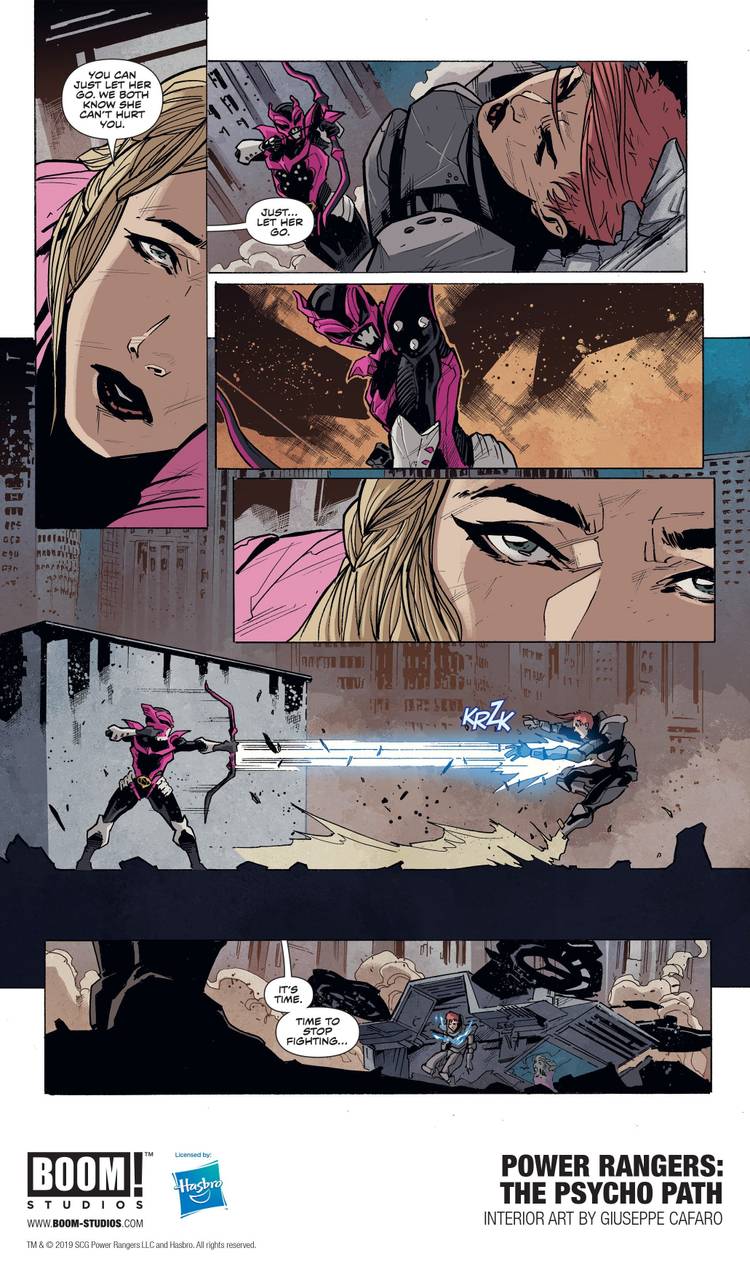 BOOM! Reveals First Look at Power Rangers: The Psycho Path
