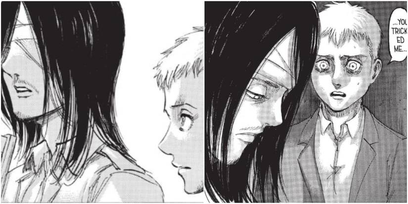 Eren and Falco in the AOT manga