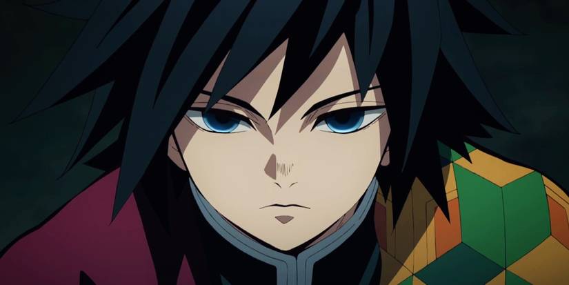 Giyu Tomioka looking determined in Demon Slayer