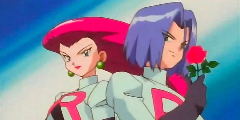 Jessie and James from Pokémon.