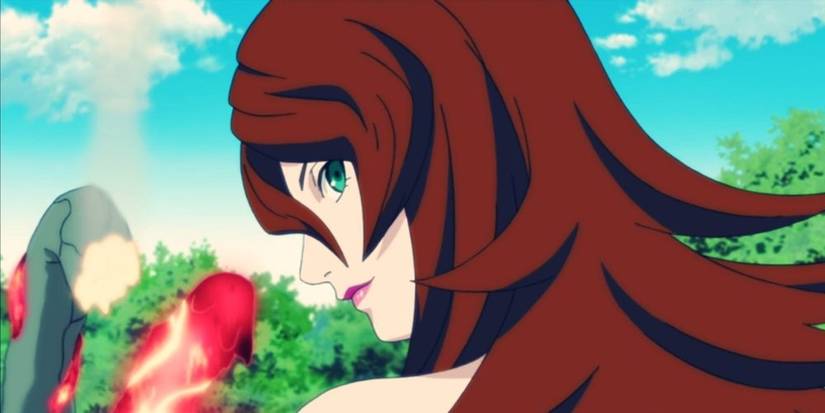 Mizukage Mei Terumi using Lava Release in Naruto