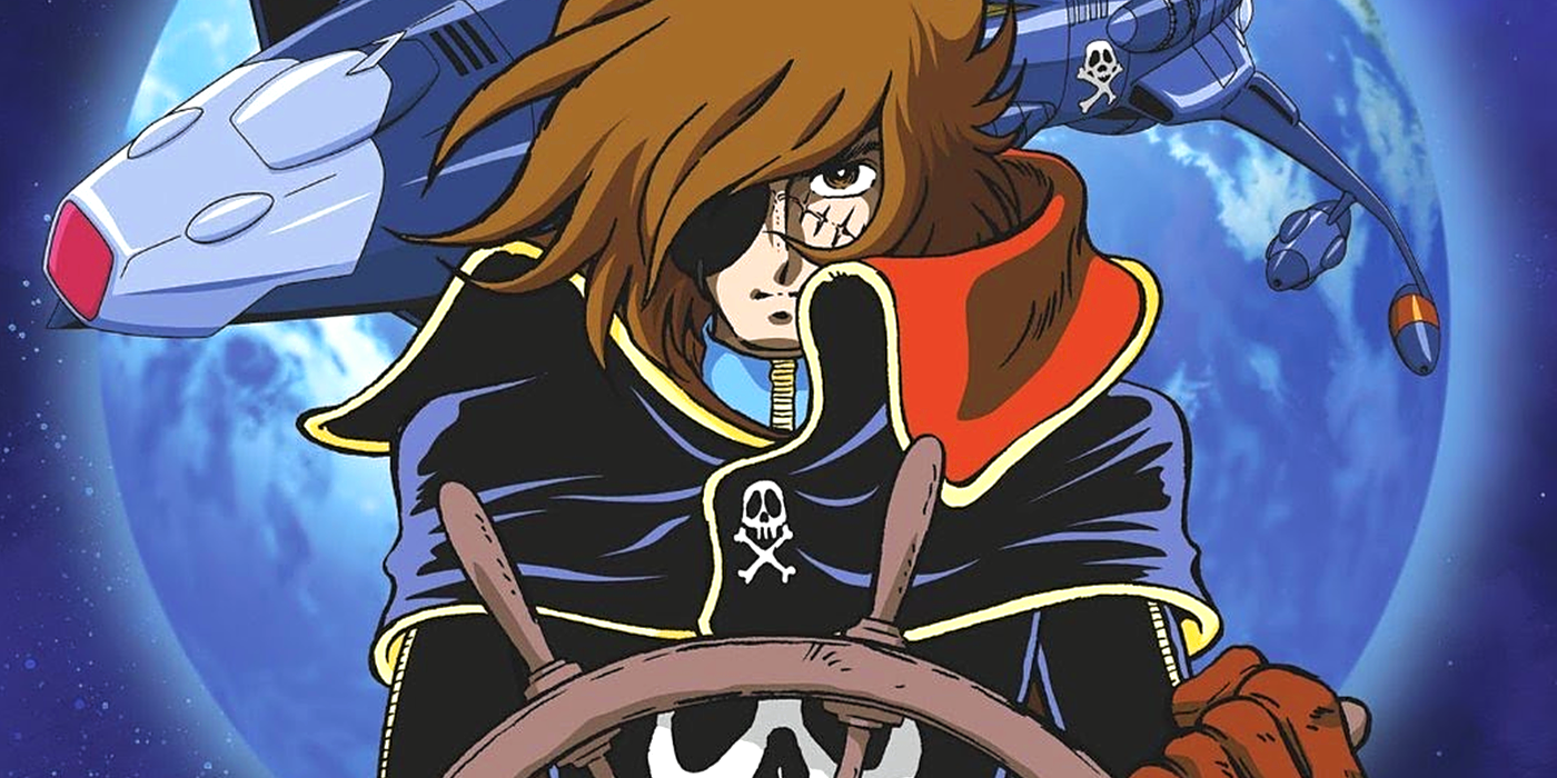 Space Al?tor Pirate Harlock Captain Absorbent Microfibre