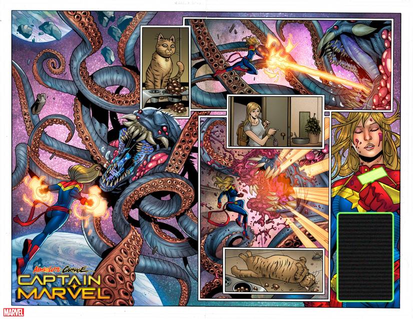 Chewie's Carnagized in First Look at Absolute Carnage: Captain Marvel #1