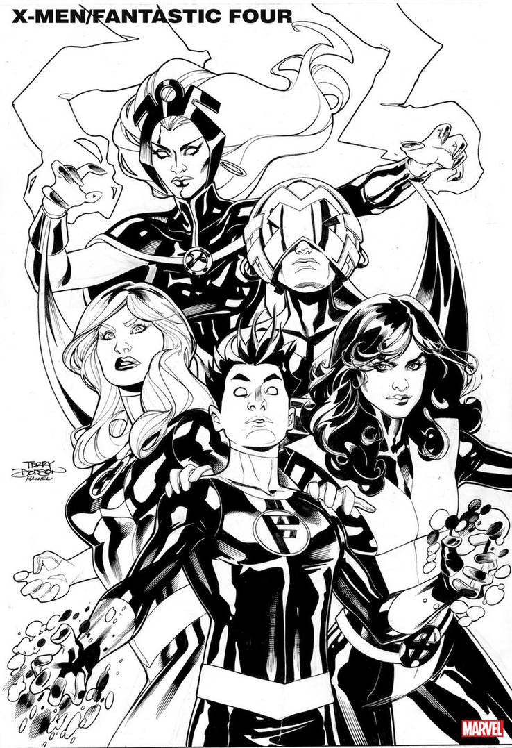 Image result for X-Men/Fantastic Four by Chip Zdarsky and Terry Dodson art
