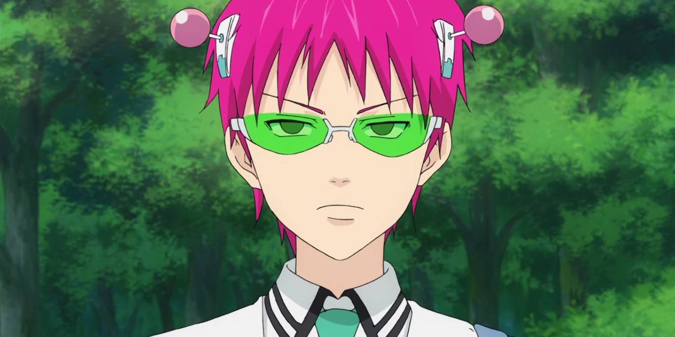 Featured image of post Saiki Kusuo Pink Hair Anime Guy With Green Sunglasses Zerochan has 100 saiki kusuo anime images wallpapers fanart screenshots and many more in its gallery
