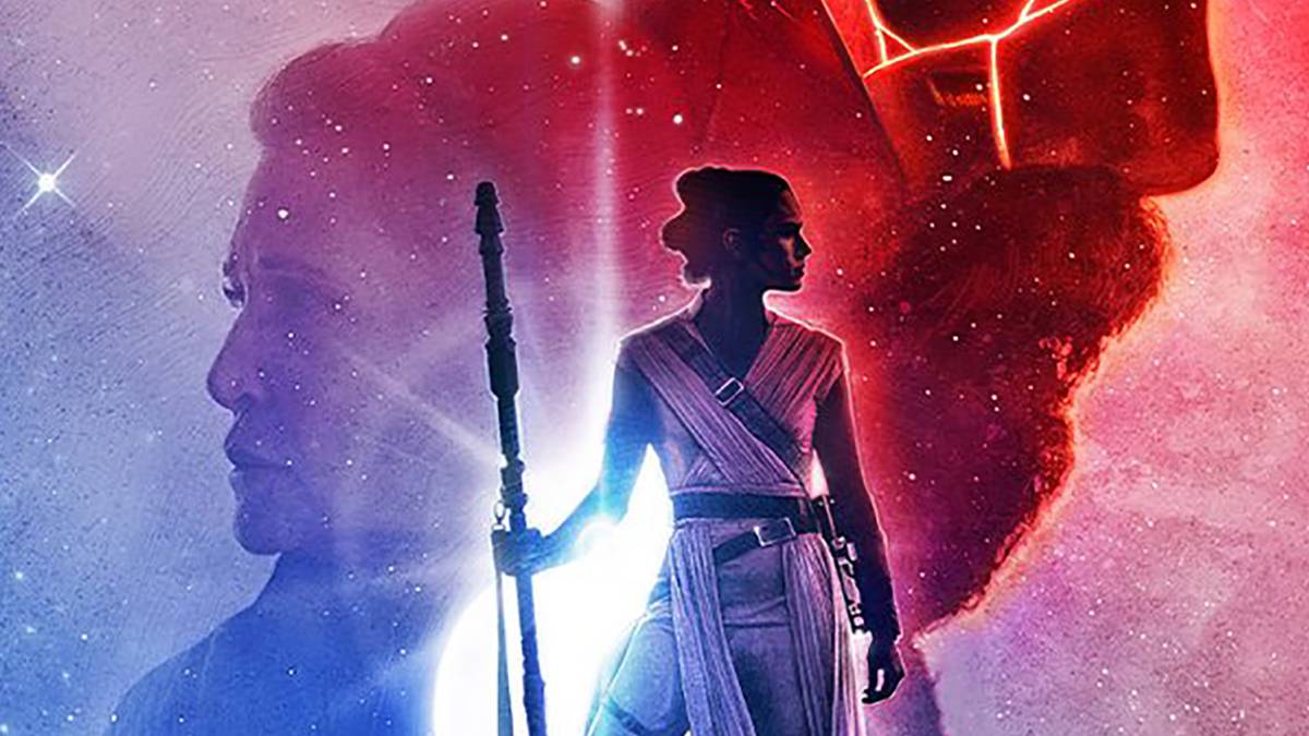 Star Wars: Rey, Kylo Ren and Leia Grace Rise of Skywalker IMAX Poster