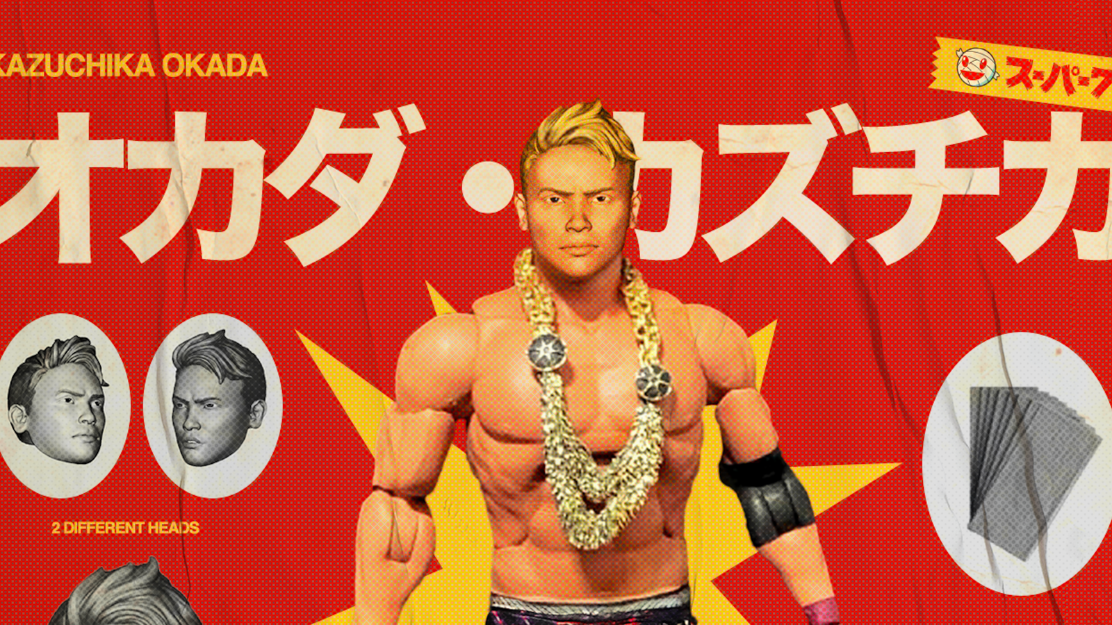 NEW JAPAN PRO-WRESTLING COMPLETE COLLEC… New Japan Pro Wrestling Related Figures Kazuchika Okada & AJ