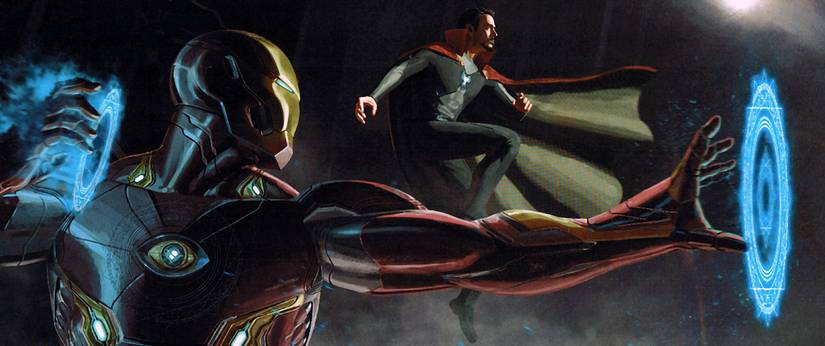 doctor strange iron man helmet XSociety Official MK5 - in Built Jarvis AI Switch to battle mode with eye lights and ear lights in red Infinity War: How Doctor Strange