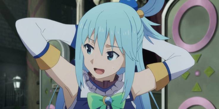 Konosuba Aqua Crying Face