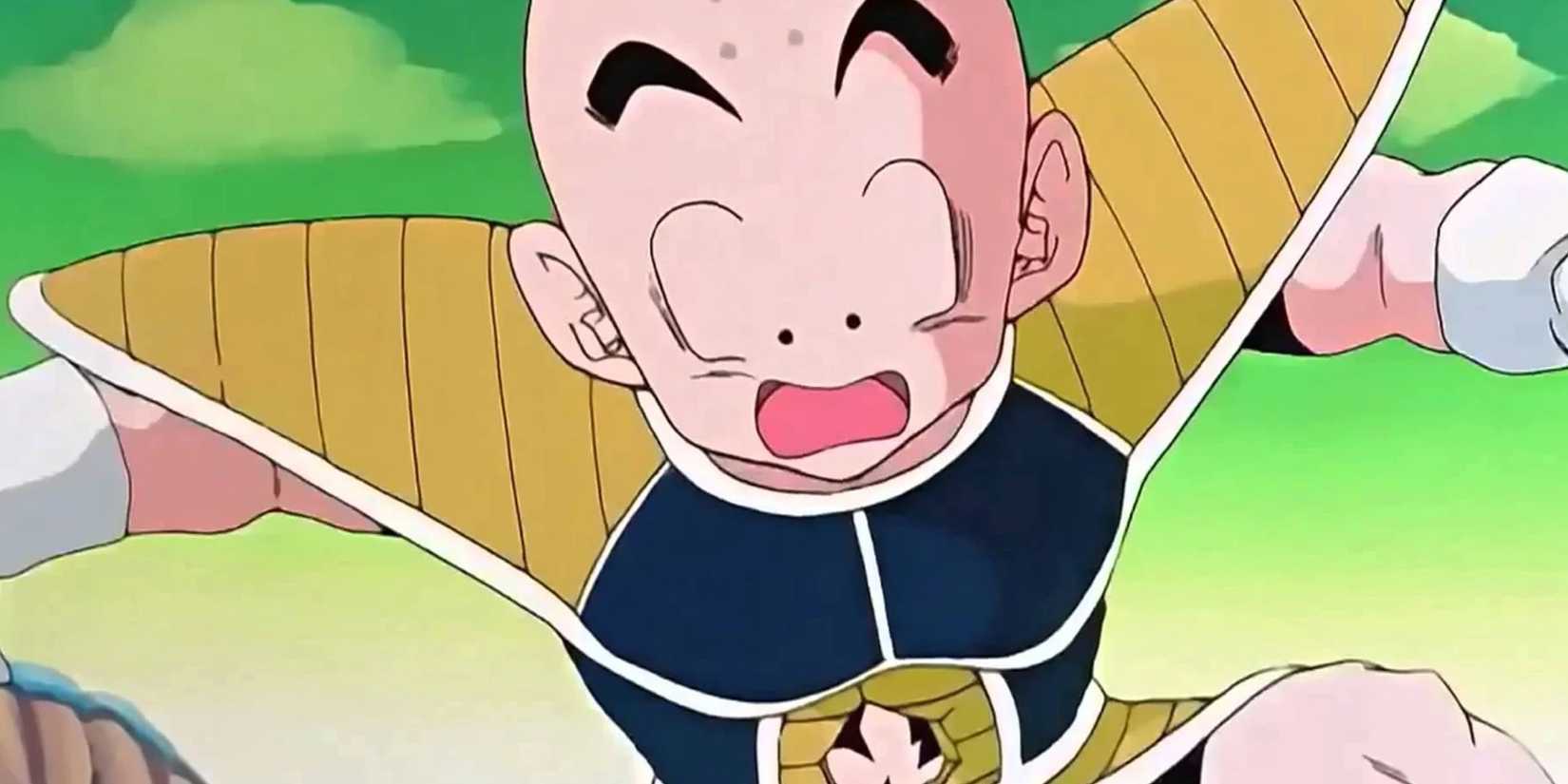 Frieza begins to Levite Krillin before killing him in Dragon Ball Z.