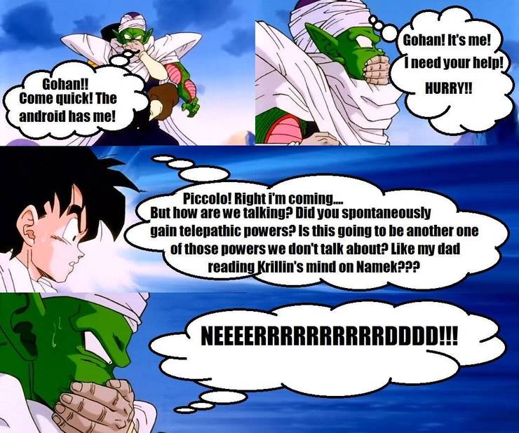 Gohan And Piccolo Memes Only True DBZ Fans Will Understand. 16 NEEEERRRRRDDDDD