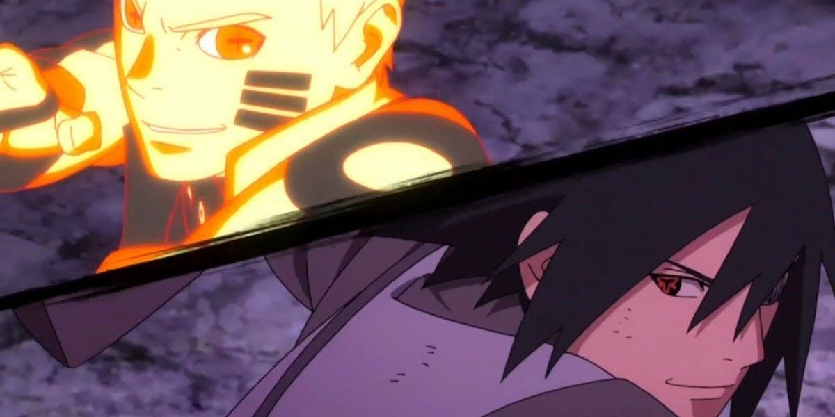 Naruto and Sasuke vs Momoshiki