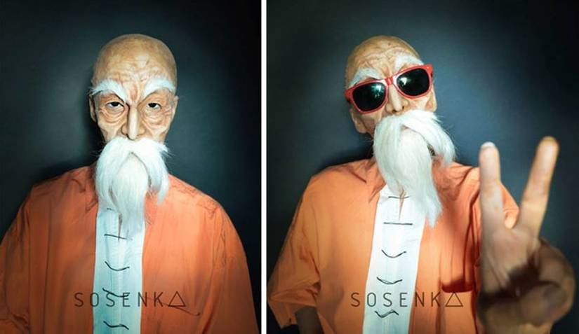 Master Roshi Using Hat Dragon Ball: 10 Amazing Master Roshi Cosplays That Look Just Like The Anime