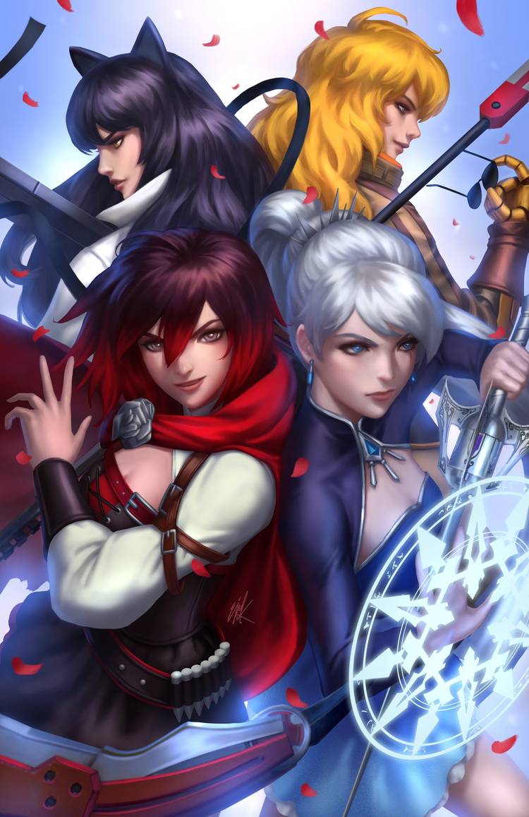 RWBY: Kiat 'Ejikure' Wee Reveals Issue #6 Variant Cover for DC Comics