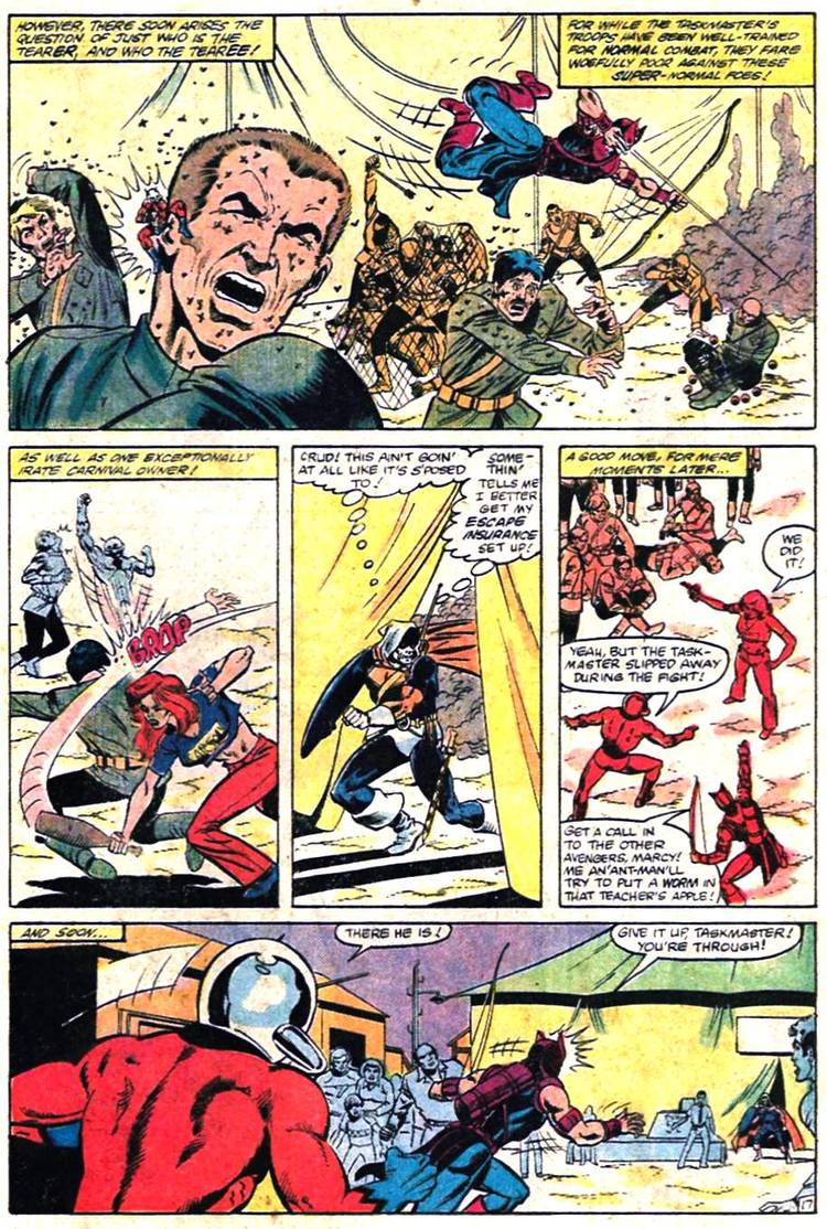 When Was the Taskmaster First Actually Captured?