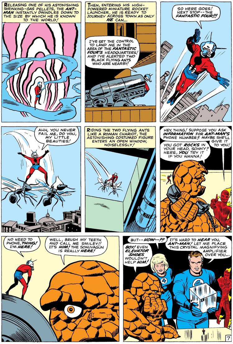 When Did Ant-Man First Start Riding Flying Ants?