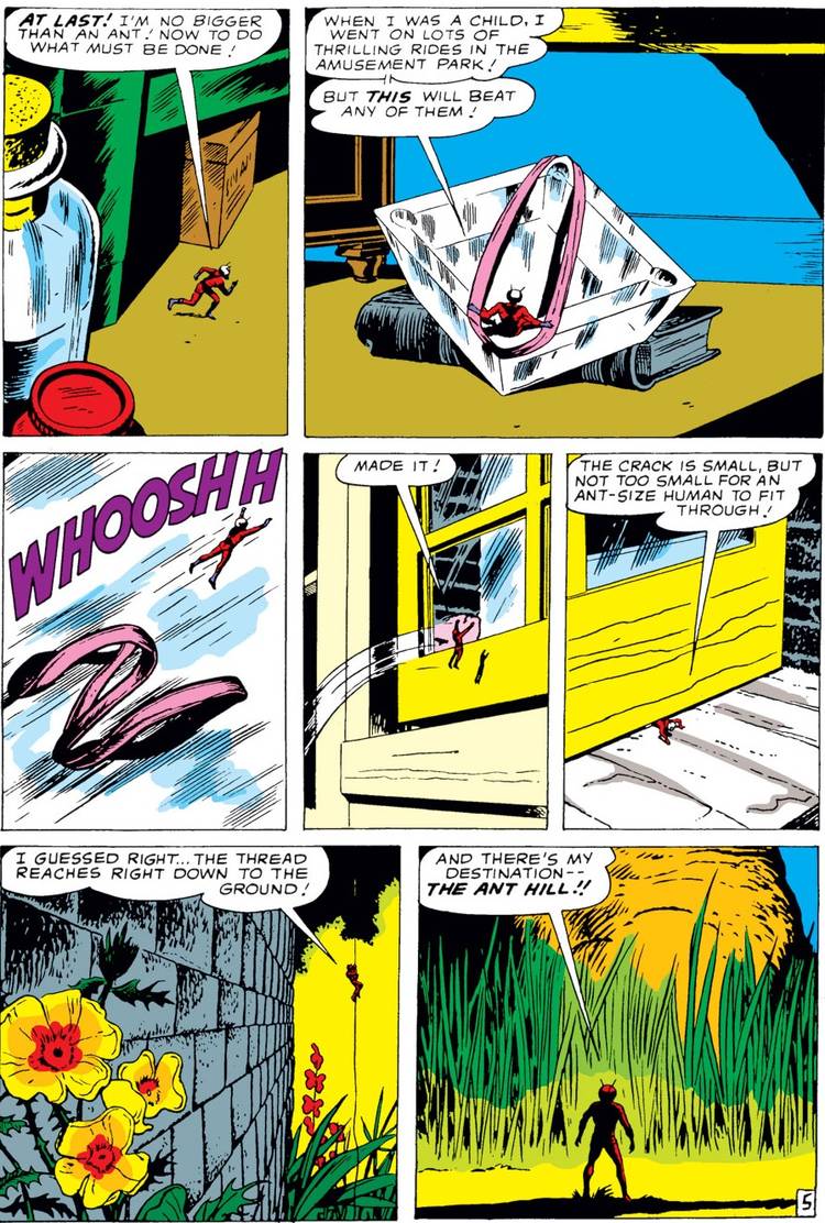 When Did Ant-Man First Start Riding Flying Ants?