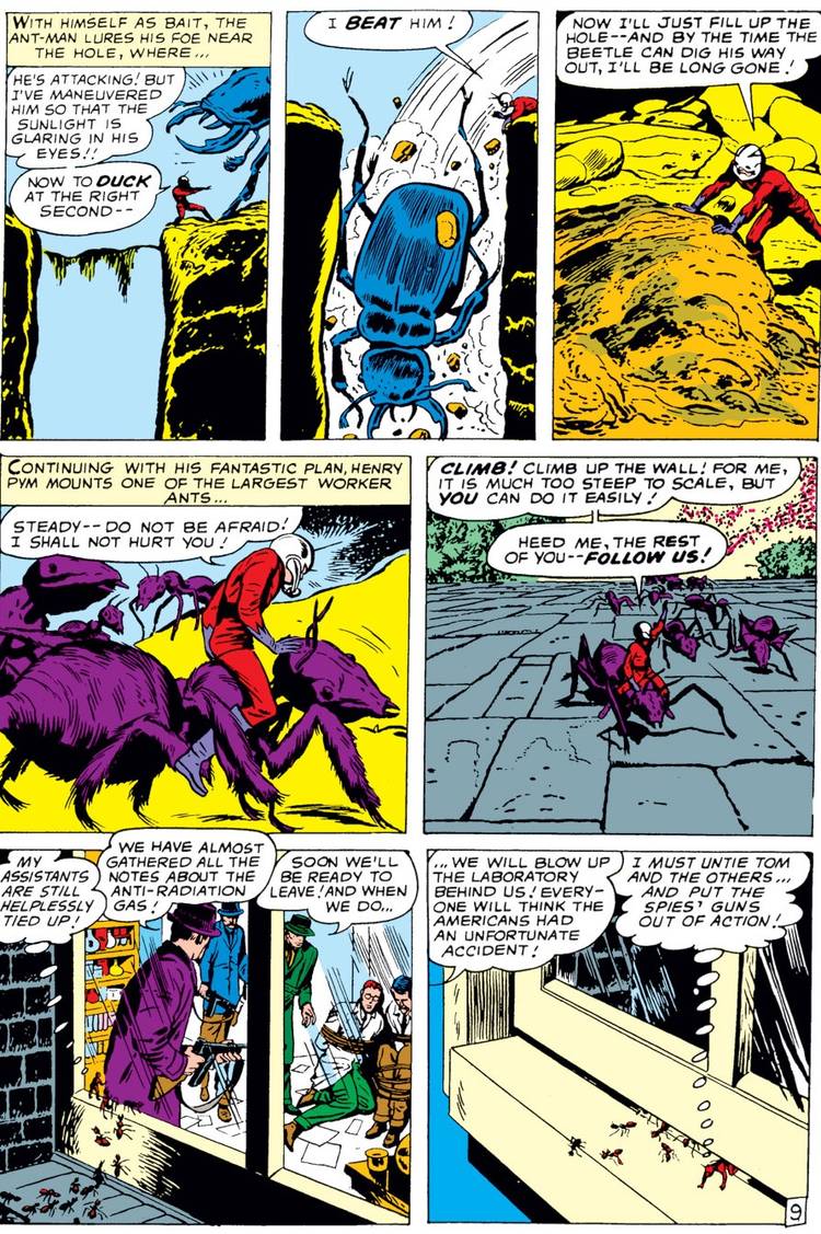 When Did Ant-Man First Start Riding Flying Ants?