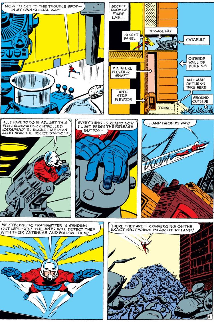 When Did Ant-Man First Start Riding Flying Ants?