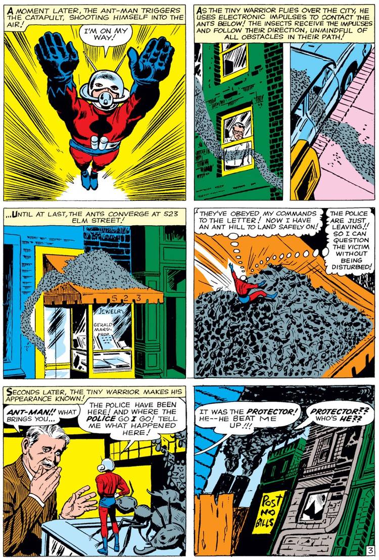When Did Ant-Man First Start Riding Flying Ants?