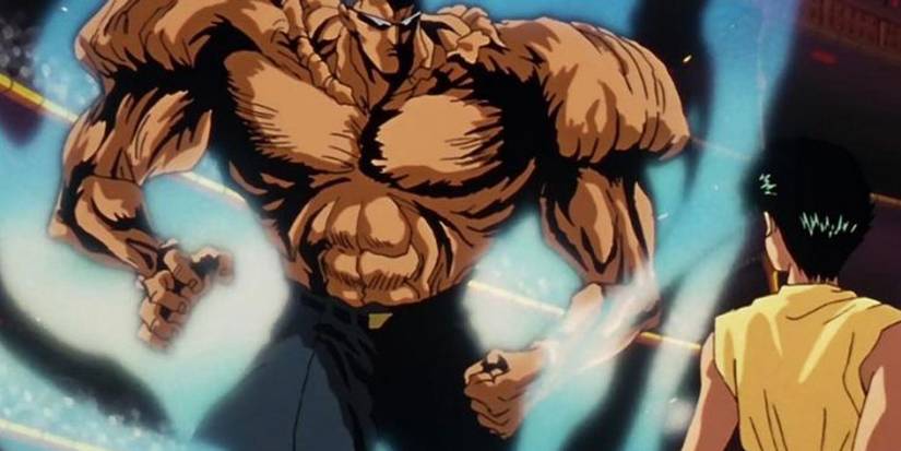 Yusuke vs. Toguro in Yu Yu Hakusho