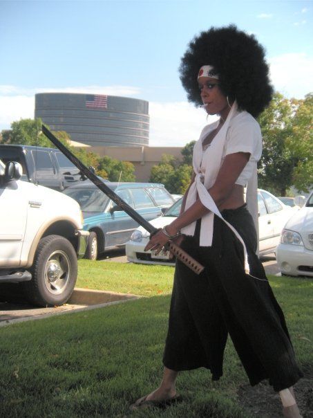 afro samurai costume