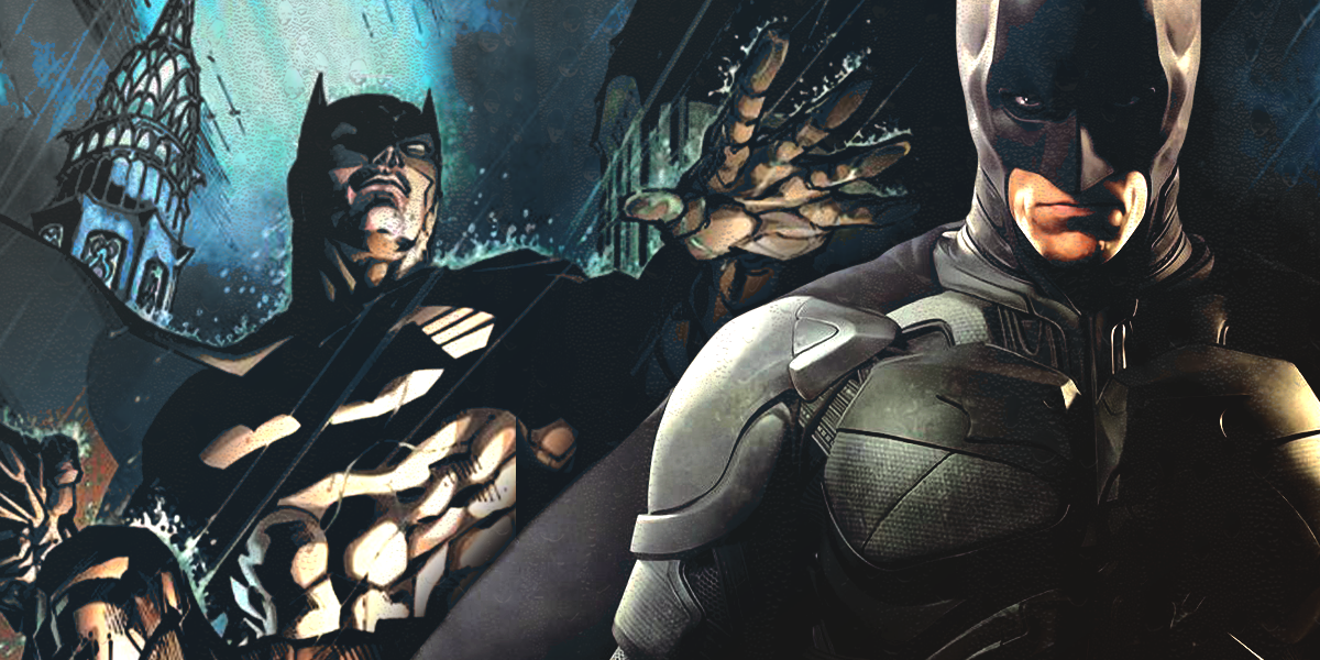 Download Batman The New 52: Intense Stare and Shadows Wallpaper