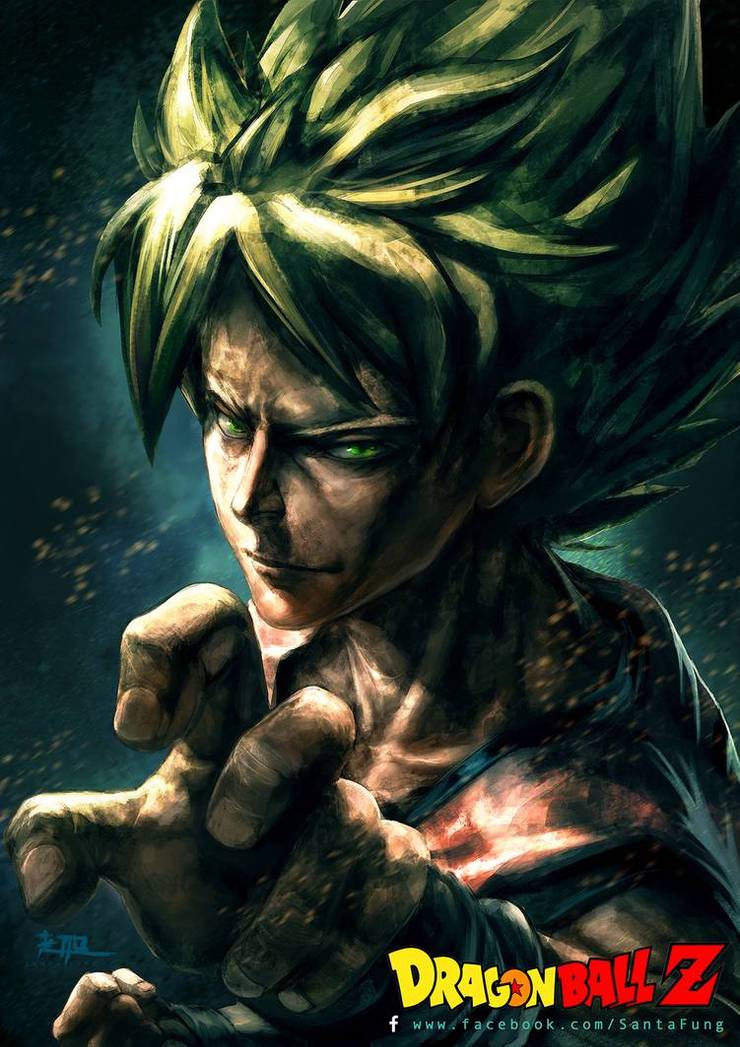 Top 10 Wicked Cool Goku Fan Art. 13 Dragon Ball Z Goku by SantaFung
