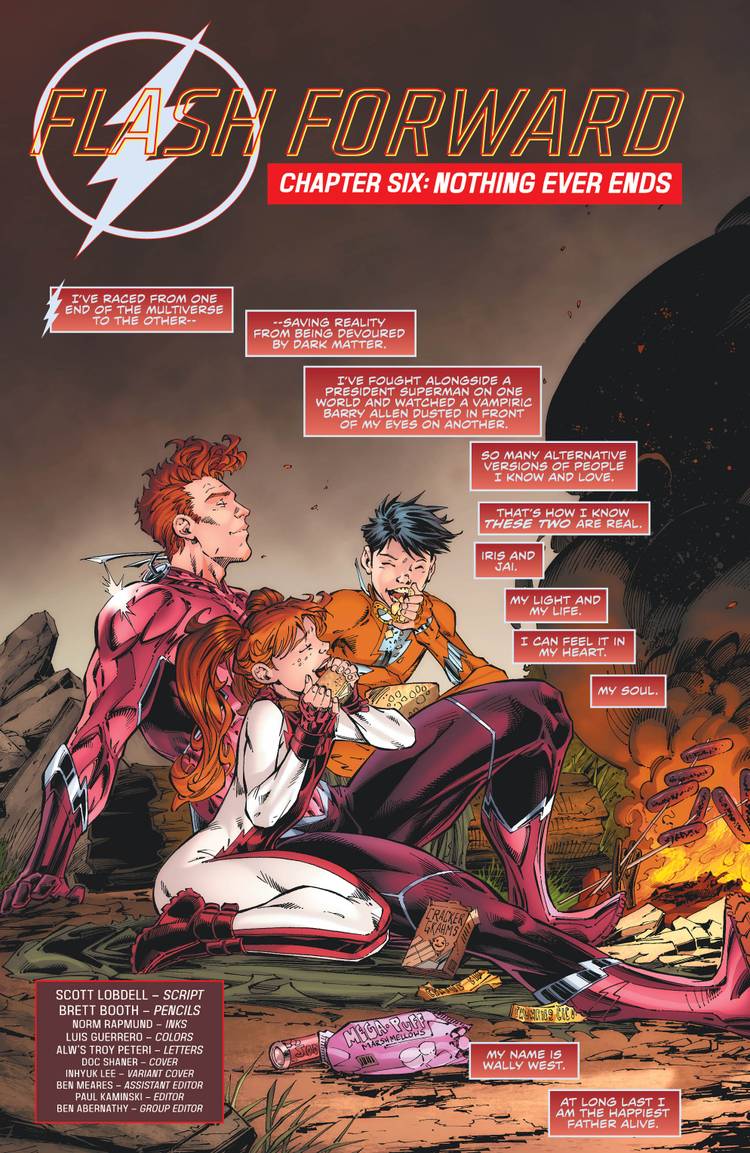 EXCLUSIVE PREVIEW: Wally West Becomes Doctor Manhattan in Flash Forward