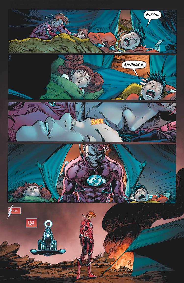 EXCLUSIVE PREVIEW: Wally West Becomes Doctor Manhattan in Flash Forward