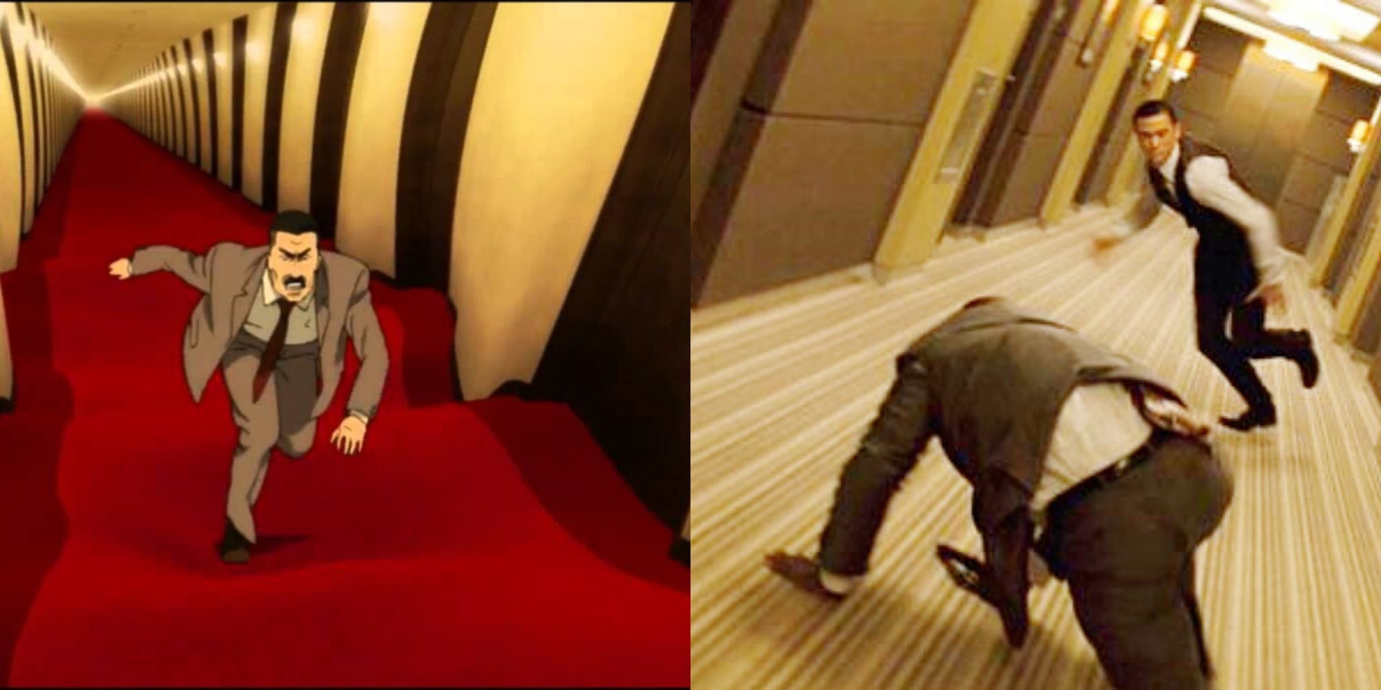 A split image of Paprika and Inception.