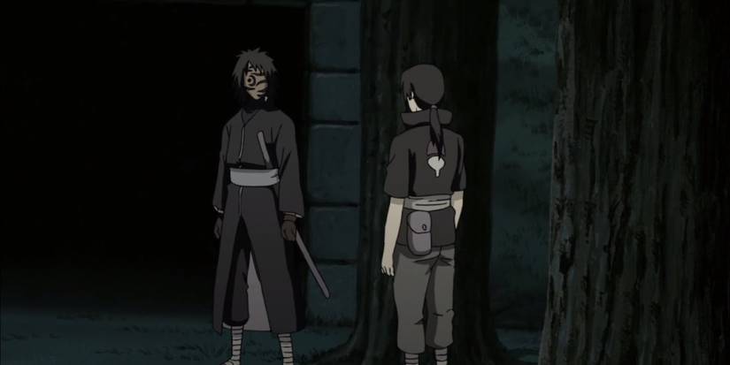 Obito and Itachi before the Uchiha massacre