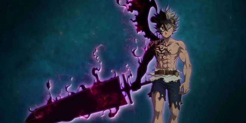 Black Clover Asta with dark energy