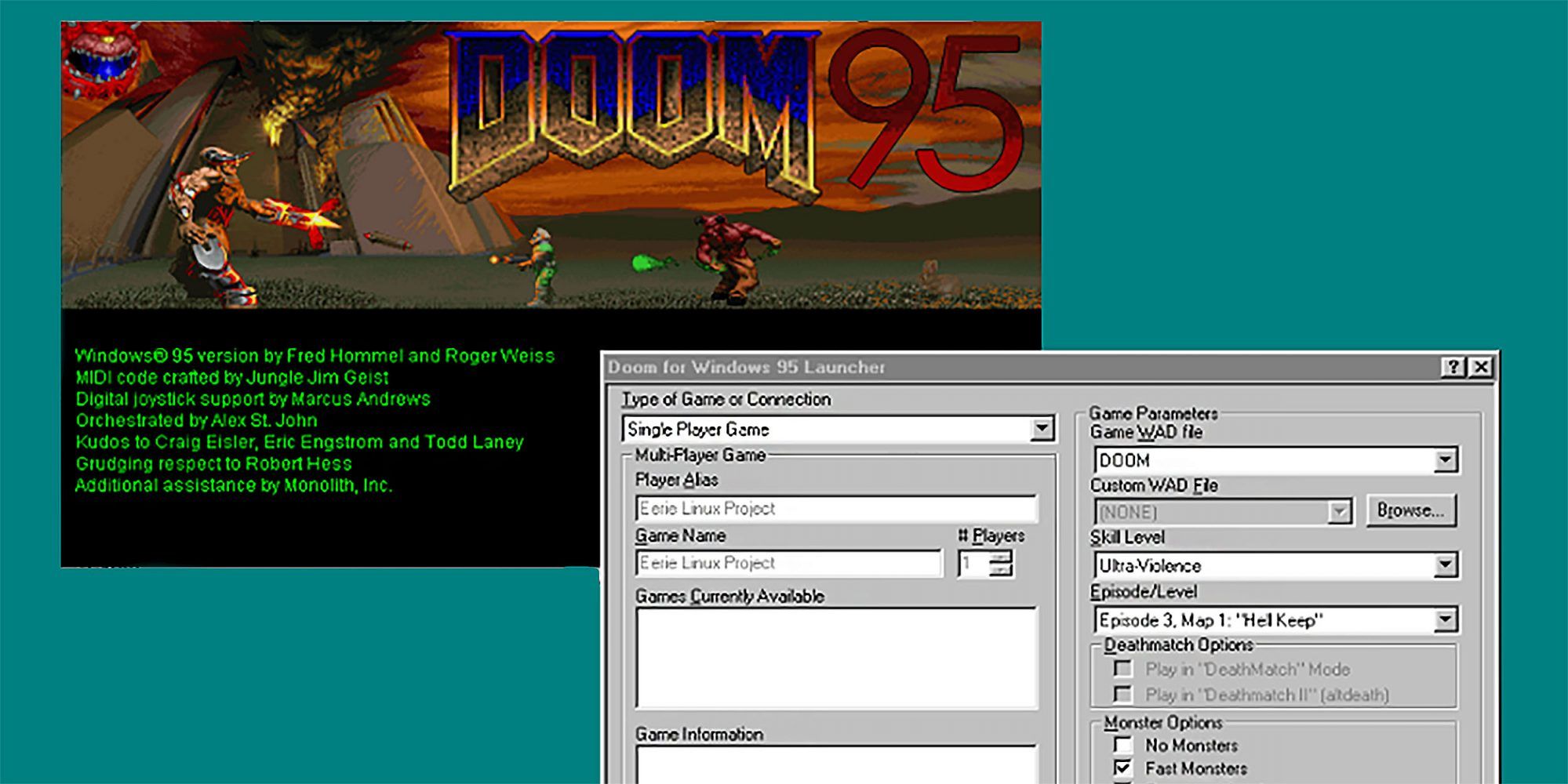 Windws 95日本語版 G.NOME NASCAR DOOM DOOM (SNES) - Limited Run's Remake of Doom 1995! - EPN Plays