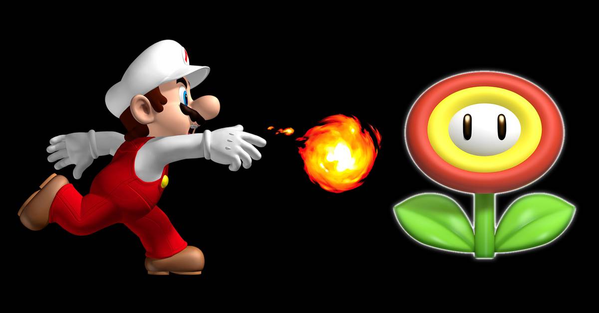 Fire Flower Mario Kart