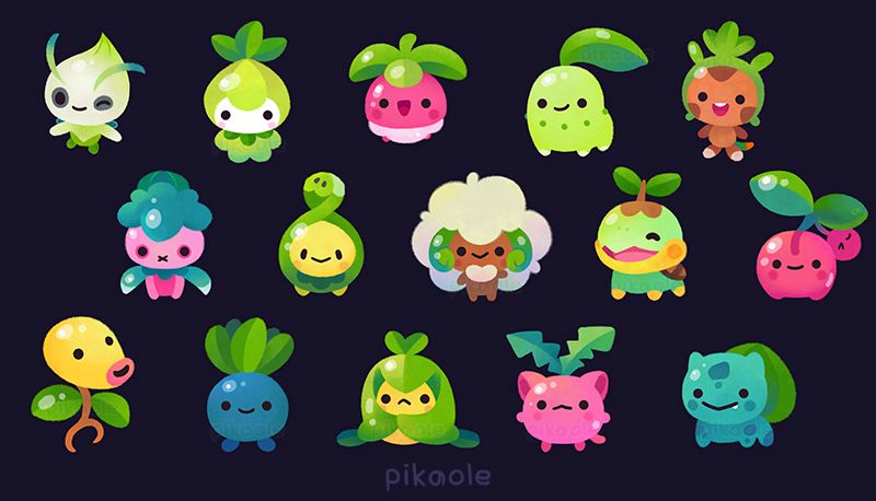 Pokémon 10 Pieces of Grass Pokémon Fan Art We Love