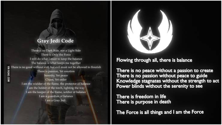 Star Wars 10 Facts You Didn T Know About The Gray Jedi Code