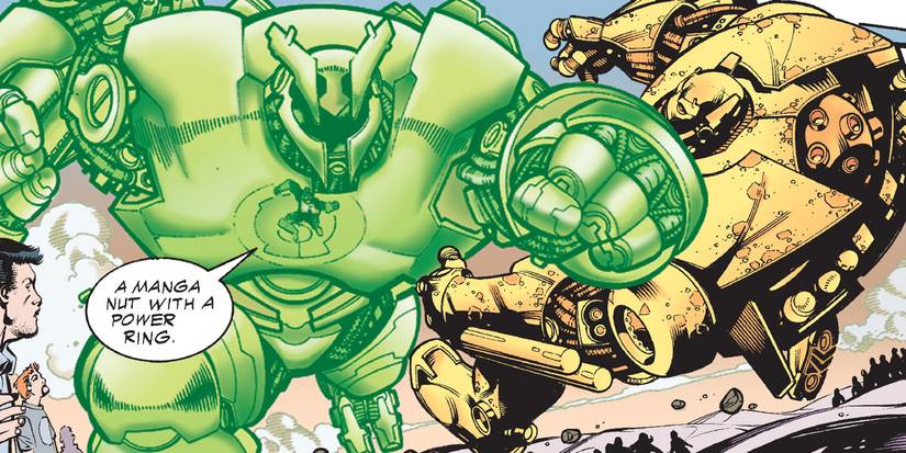Kyle Rainer Constructs Green Lantern: 10 Coolest Constructs Kyle Rayner Ever Made, Ranked