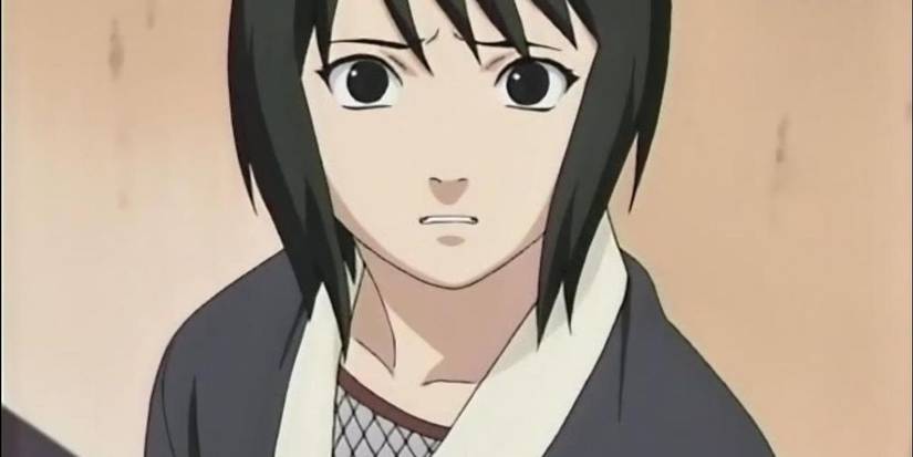 Shizune looks shocked and disconcerted