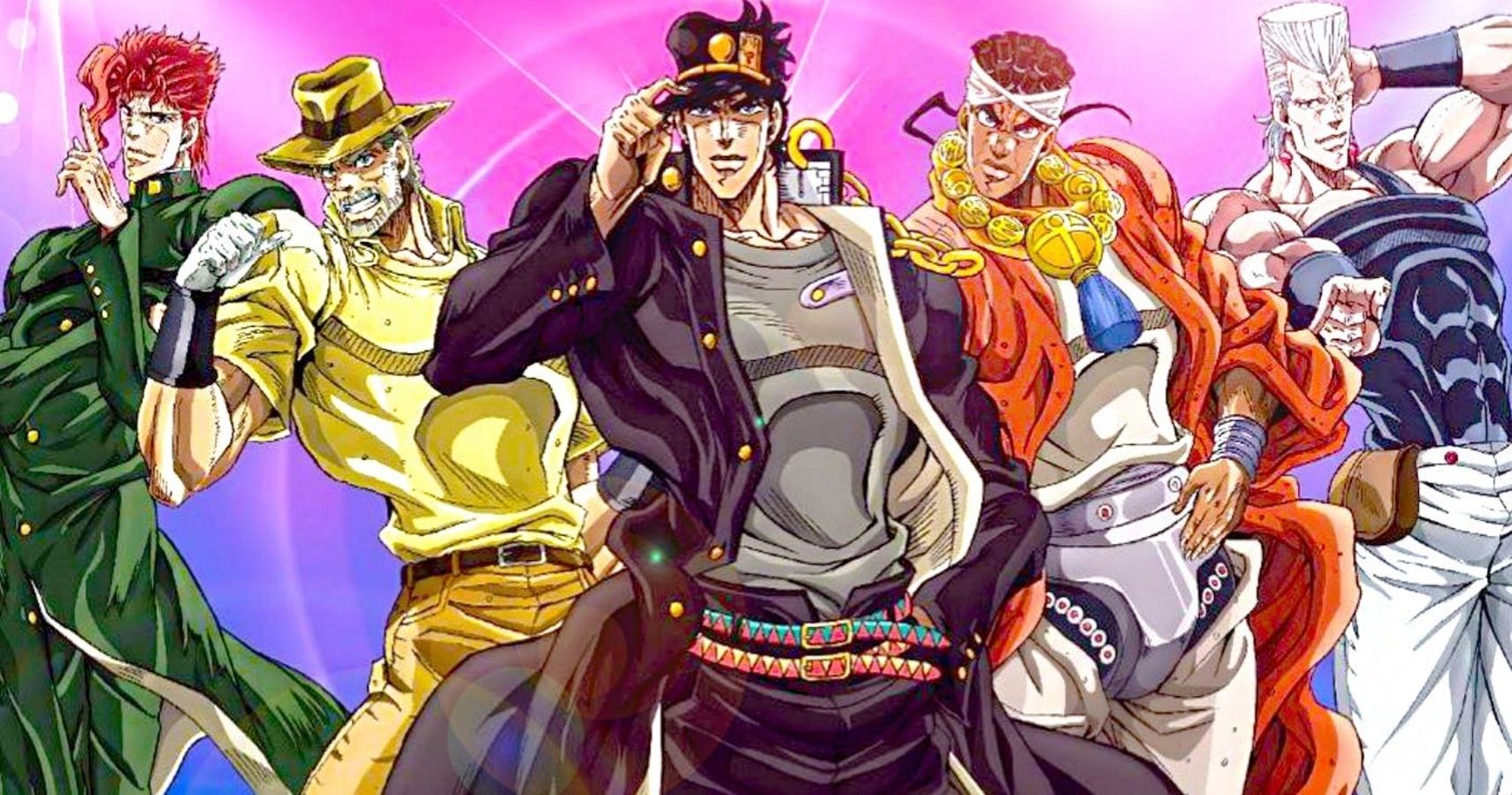 Jojo Poses With Stands