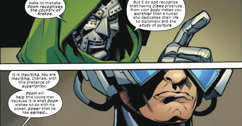 X-Men: Dr. Doom Just Called Out Professor X - And He's Right
