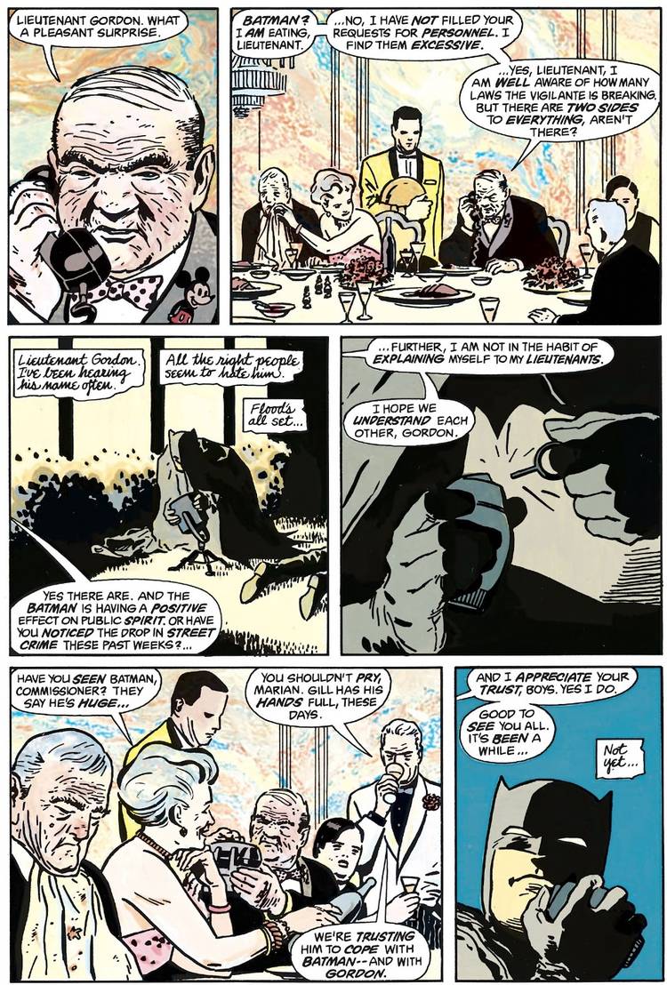 Batman Serves Notice to the Corrupt Leaders of Gotham City