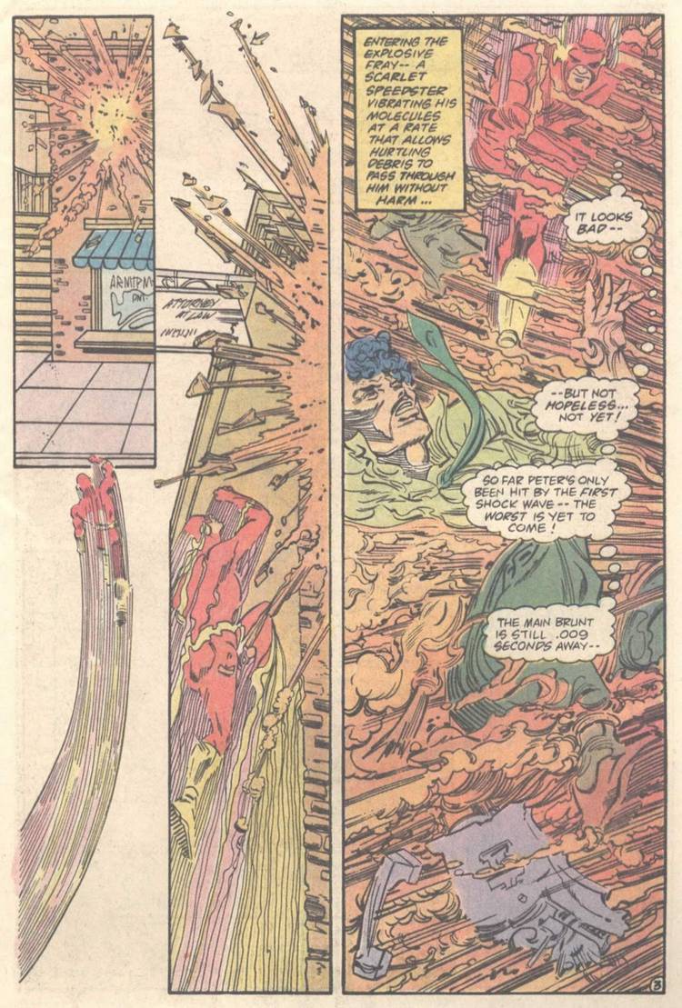 The Flash Explosion Great Comic Book Detectives: Can Flash Outrun An Explosion 2,000 Miles ...