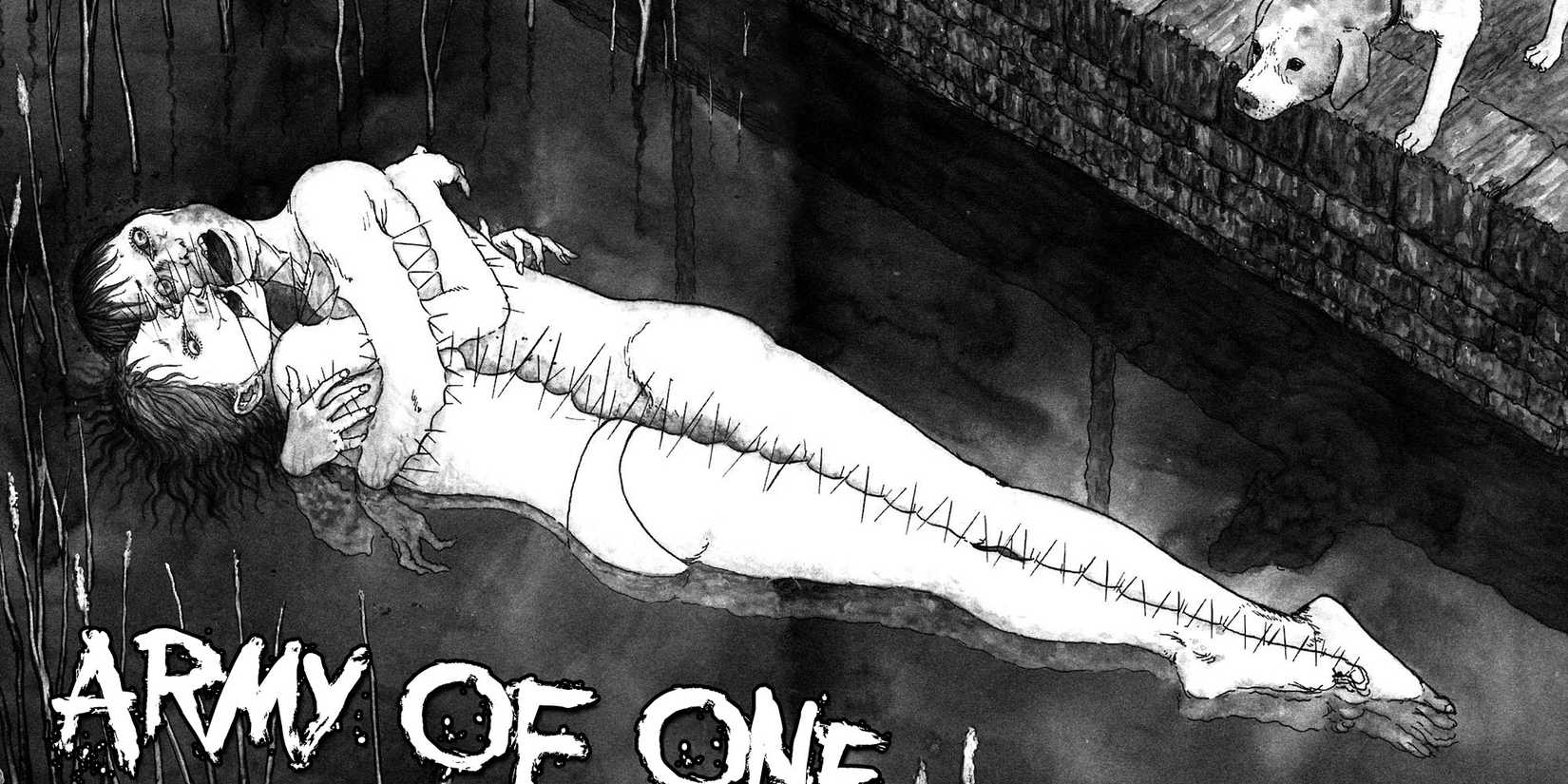 Two bodies stitched together in Junji Ito's "Army of One."