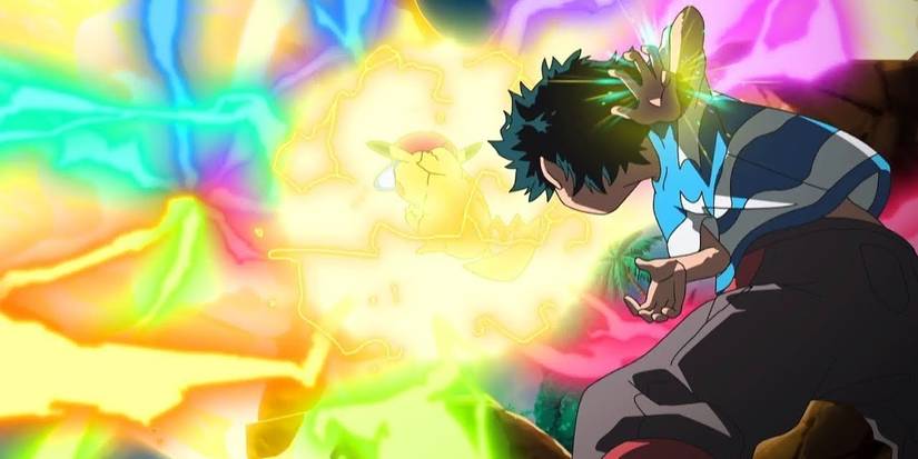 Ash battles Kukui in Alola League finals in Pokemon.