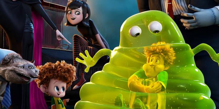 Hotel Transylvania Characters Green Blob - Cola Wallpaper