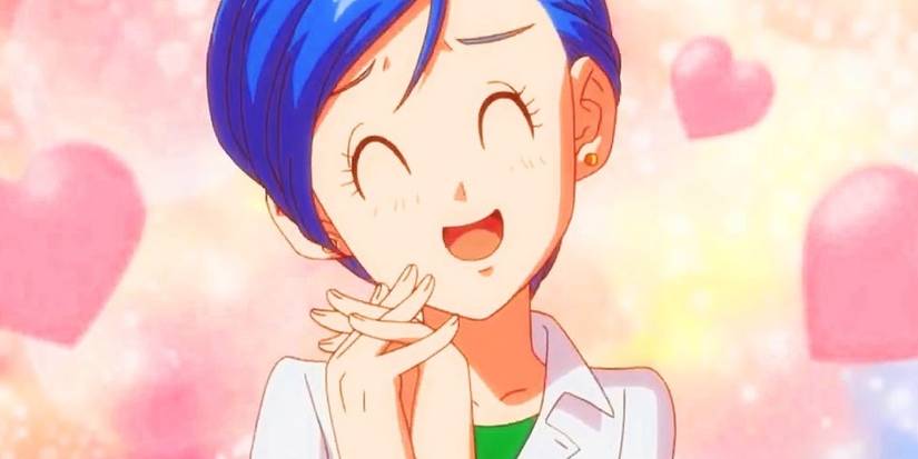 Bulma smiling in Dragon Ball Super