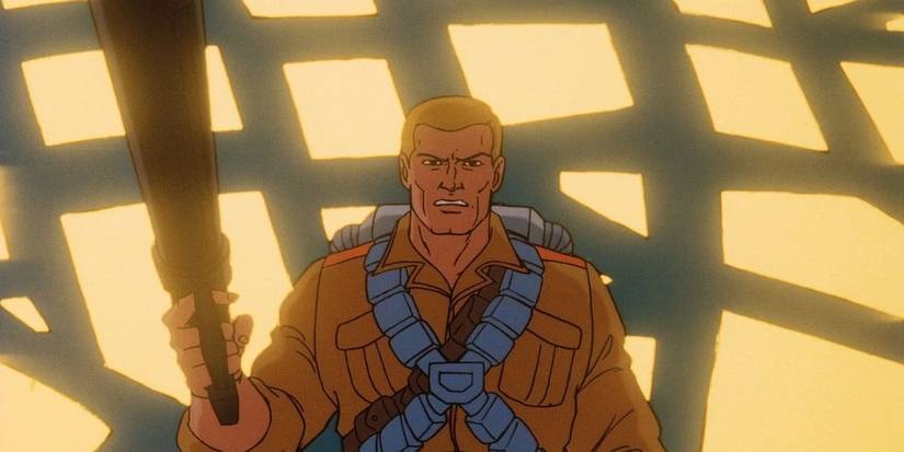 Duke leaps into action in the intro of G.I. Joe: The Movie.