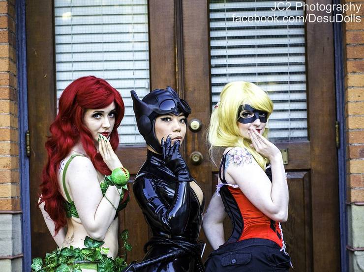 8 Stunning DC Groups Cosplay!! 17 Gotham City Sirens Cosplay Cropped