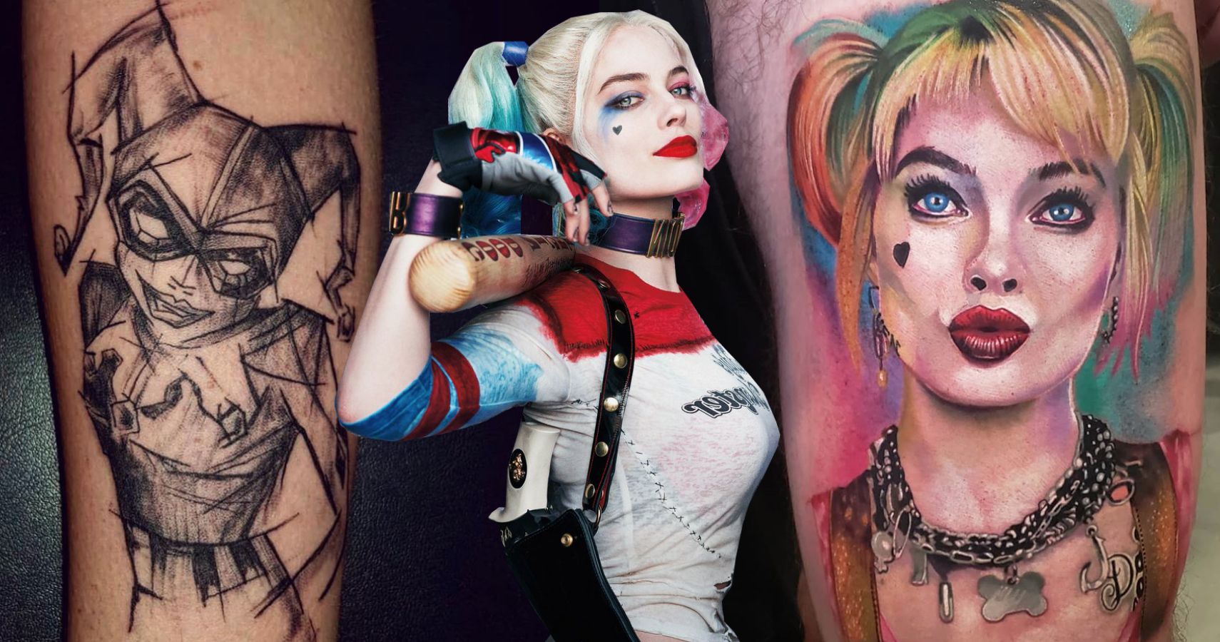 Harley Quinn Tattoos That Channel Suicide Squad Vibe